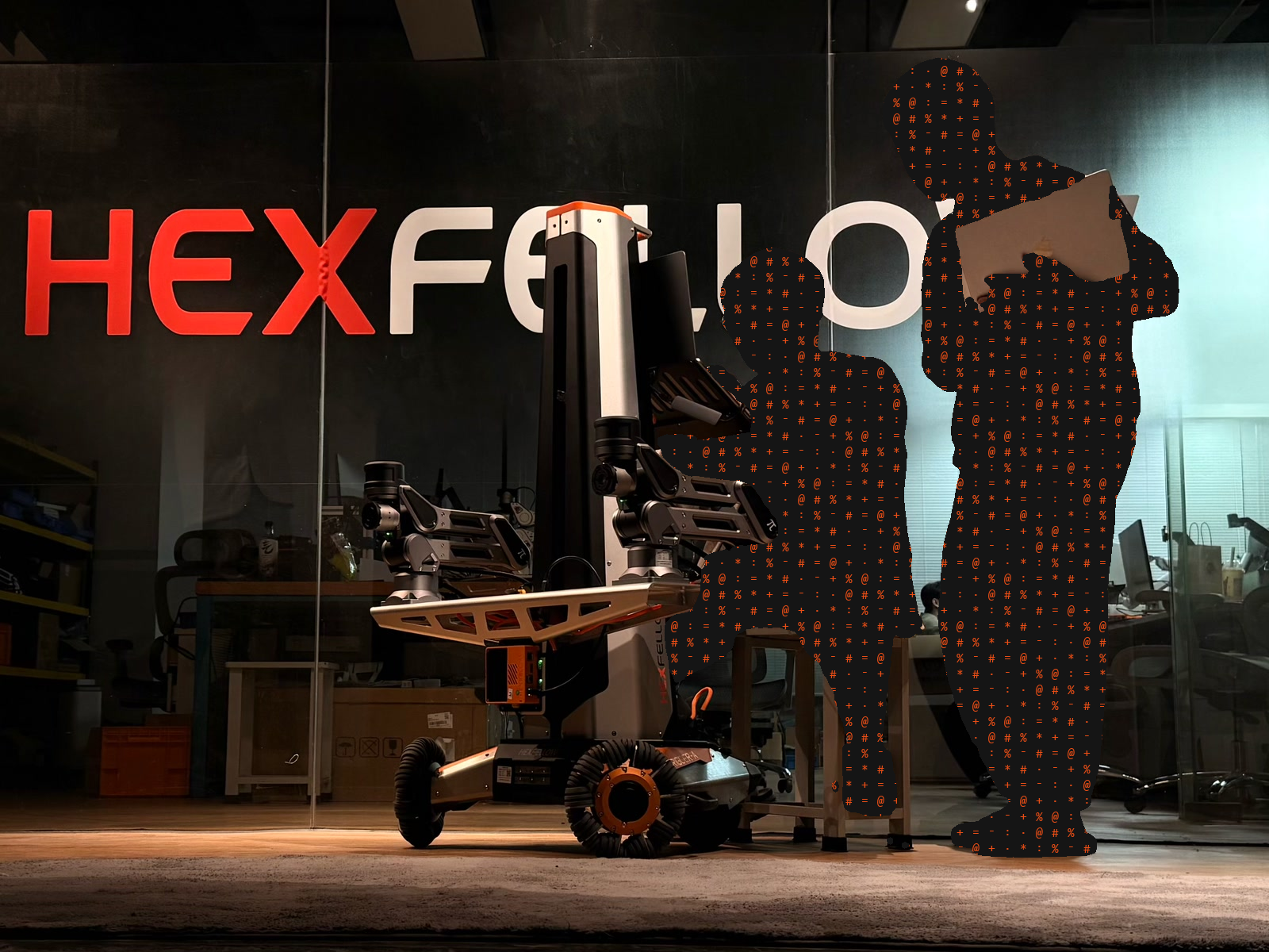 The HexFellow team, anonymized with programmatic segmentation and opaque ASCII characters